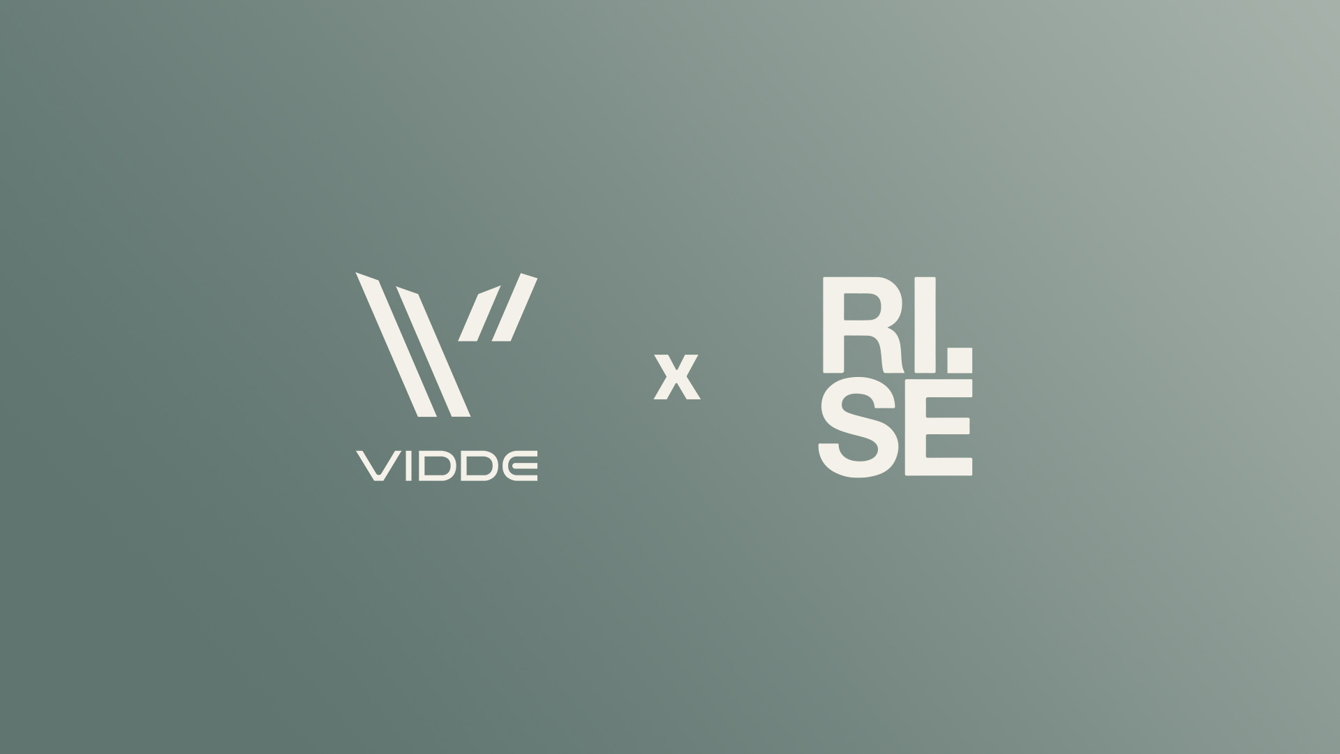 Who is the best partner to make Vidde become a reality – RISE of course